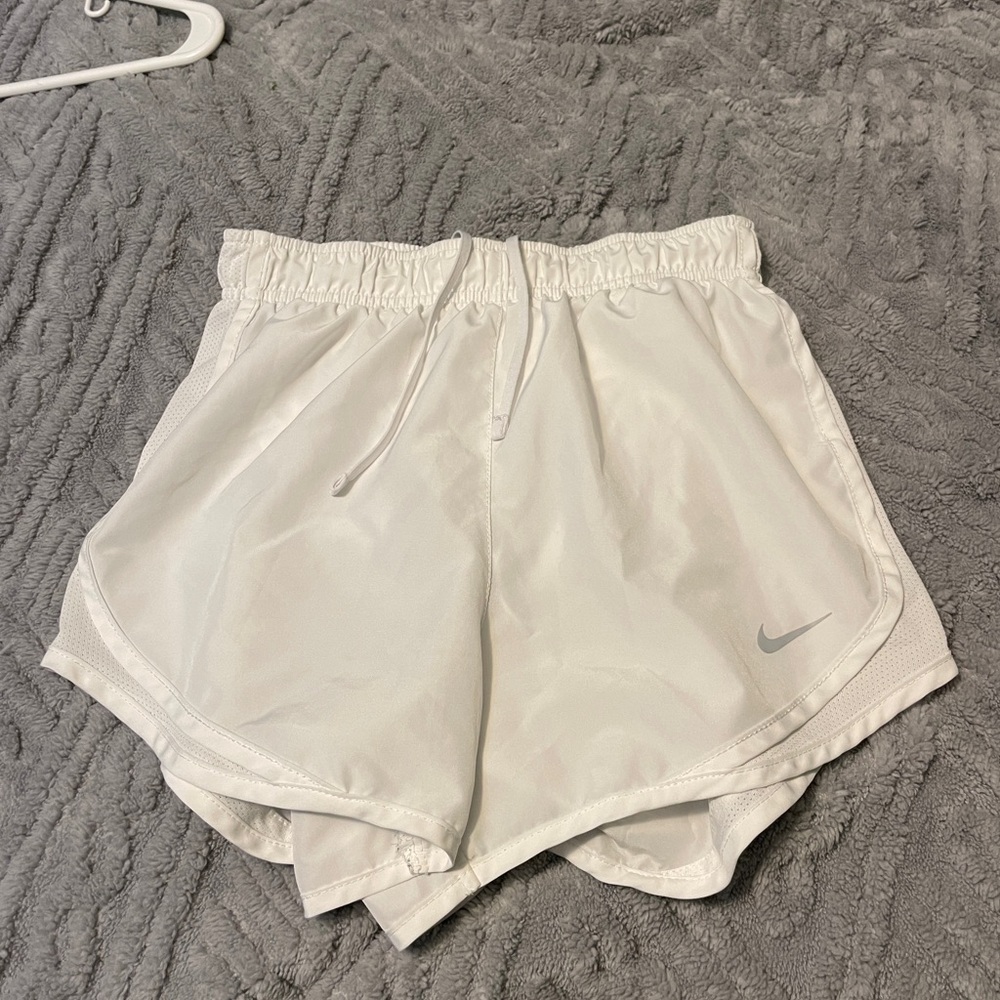 XS white nike athletic women shorts